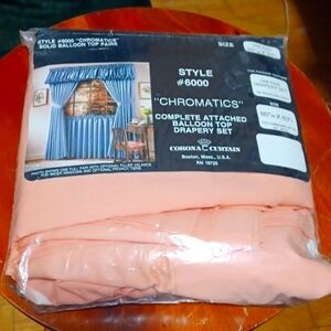Curtains chromatic STYLE #6000 color is a beautiful 🍑 🍑 peach 🍑